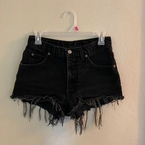 Calvin Klein | Distressed High Waisted Shorts